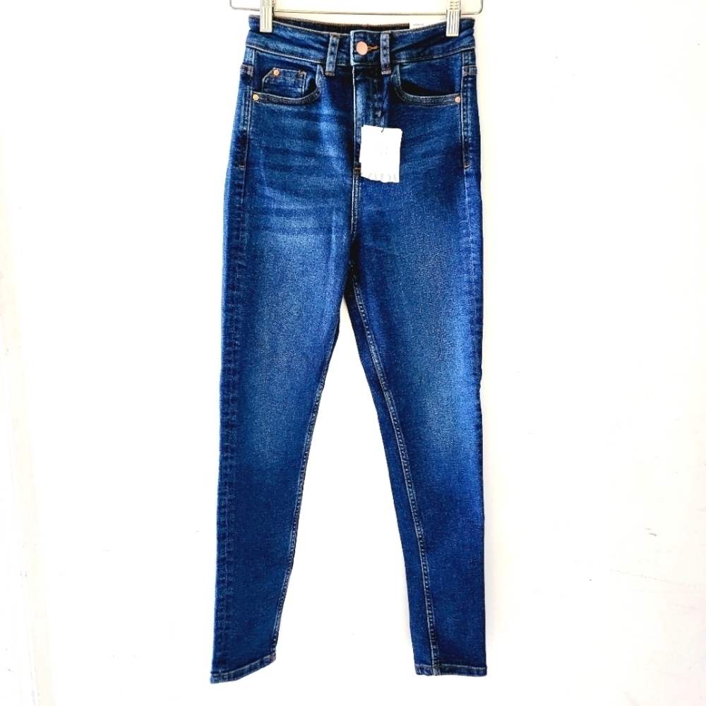 NWT ZARA skinny leg, high rise, strech, ankle length jeans